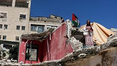  الفلسطينية ربيحة رجبي في القدس.