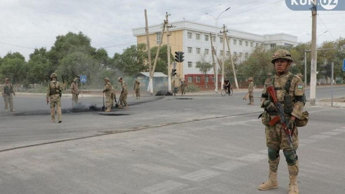 أوزبكستان تعلن مقتل 18 شخصا خلال اضطرابات نهاية الأسبوع
