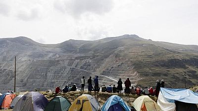 Producción peruana de cobre cae 11,2% en mayo por paralización y menores leyes en minas clave