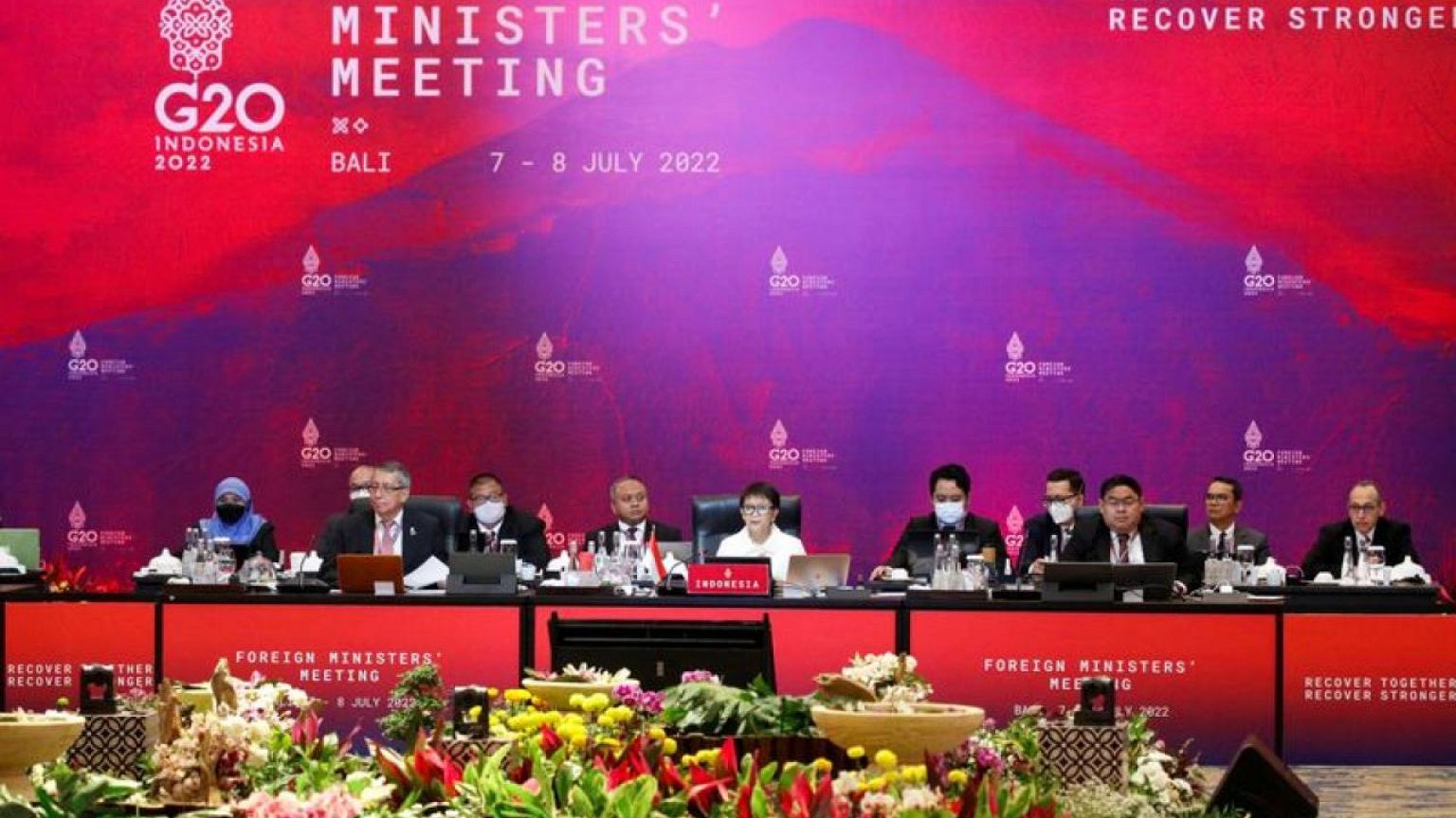 Ruso Lavrov abandona reunión del G20 mientras Occidente denuncia la guerra en Ucrania