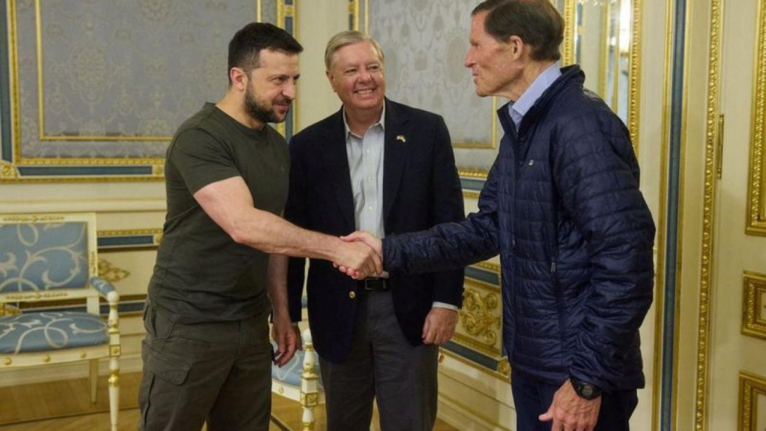 U.S. senators visit Kyiv to promote Russia 'state sponsor of terrorism' bill