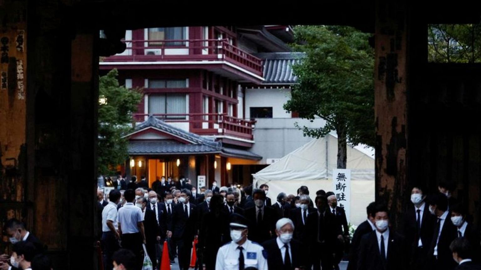 Mourners throng Abe's wake as his party secures sombre Japan election win