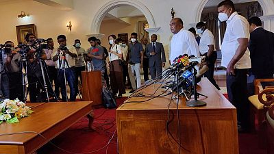 Rajapaksa, presidente de Sri Lanka, presenta su renuncia formal