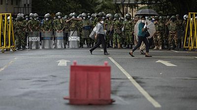EEUU expresa su "grave preocupación" por la violencia contra los manifestantes en Sri Lanka