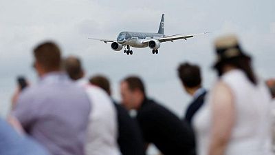 Embraer entrega 32 aviones en segundo trimestre, cartera pedidos alcanza máximo en cuatro años