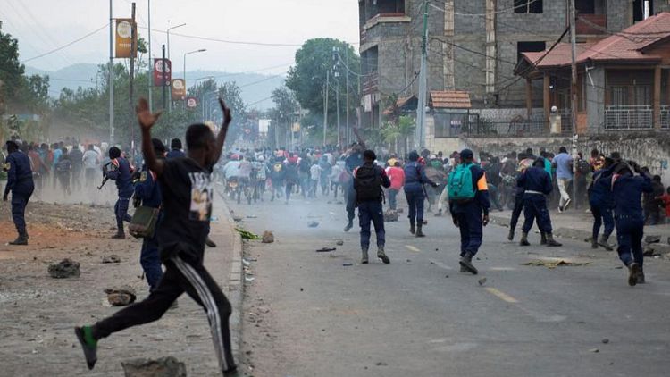 At least 5 killed as anti-U.N. protests flare in east Congo