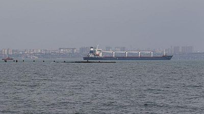 أول سفينة حبوب أوكرانية تغادر ميناء أوديسا منذ بدء الحرب