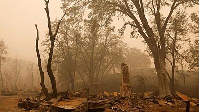 مقتل اثنين في حريق غابات بشمال كاليفورنيا