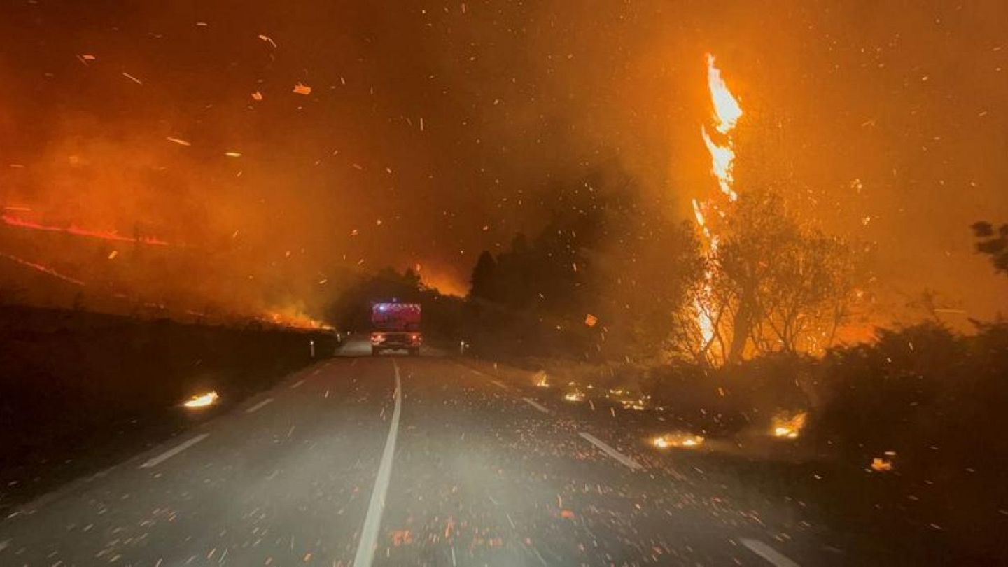حرائق الغابات في أوروبا