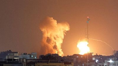 Rocket sirens sound in Israel as militants hit back after Gaza air strikes