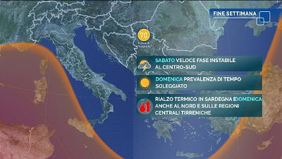 A Ferragosto si profila rialzo termico Centrosud,peggiora a Nord A Ferragosto si profila rialzo termico Centrosud,peggiora a Nord