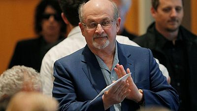 Author Salman Rushdie attacked on stage at event in New York - witness Author Salman Rushdie attacked on stage at event in New York - witness