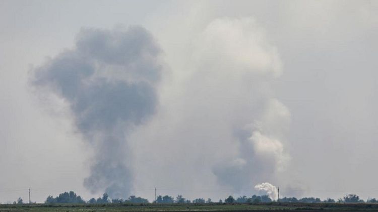 Explosiones en una base rusa de Crimea muestran un posible contraataque ucraniano