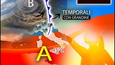 Da domani al Nord calano le temperature Da domani al Nord calano le temperature