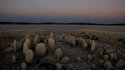Europe's drought exposes ancient stones, World War Two ships as waters fall
