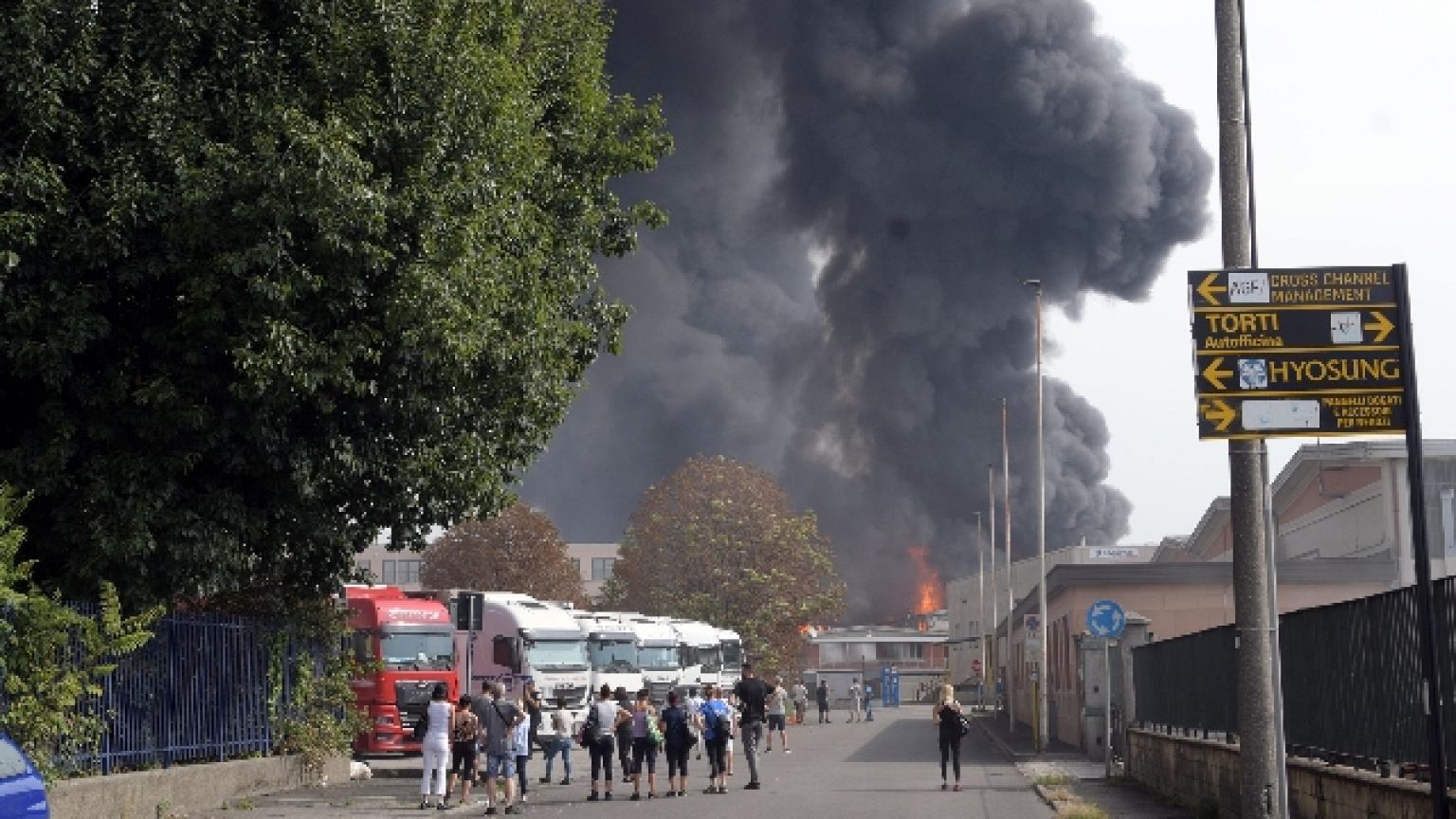 Personale ha contenuto fiamme grazie a tecniche acquisite