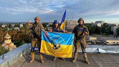 أوكرانيا تقول إن قواتها تسيطربالكامل على مدينة بالاكليا