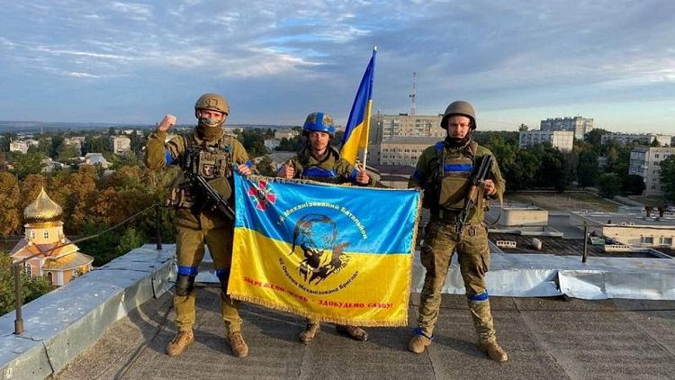 أوكرانيا تقول إن قواتها تسيطربالكامل على مدينة بالاكليا