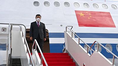Xi Jinping llega a Kazajistán en su primer viaje al extranjero tras la pandemia