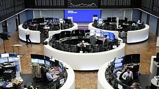 European shares open lower as tech shares fall