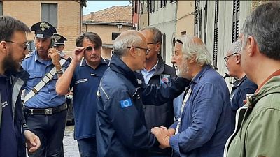 Capo P.Civile in zone colpite maltempo provincia Ancona e Pesaro