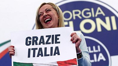 La italiana Meloni llama a la unidad tras su victoria electoral