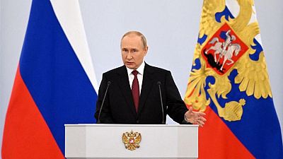 Putin declares annexation of Ukrainian lands in Kremlin ceremony