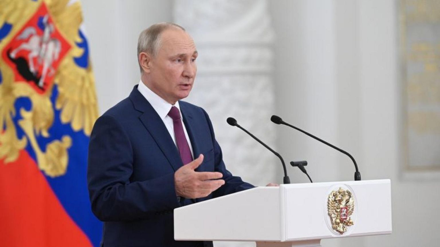 Extracts from Putin's speech at annexation ceremony