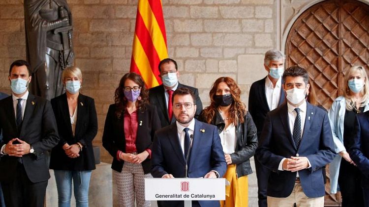 Gobierno separatista de Cataluña enfrenta serias dificultades con la salida de su socio