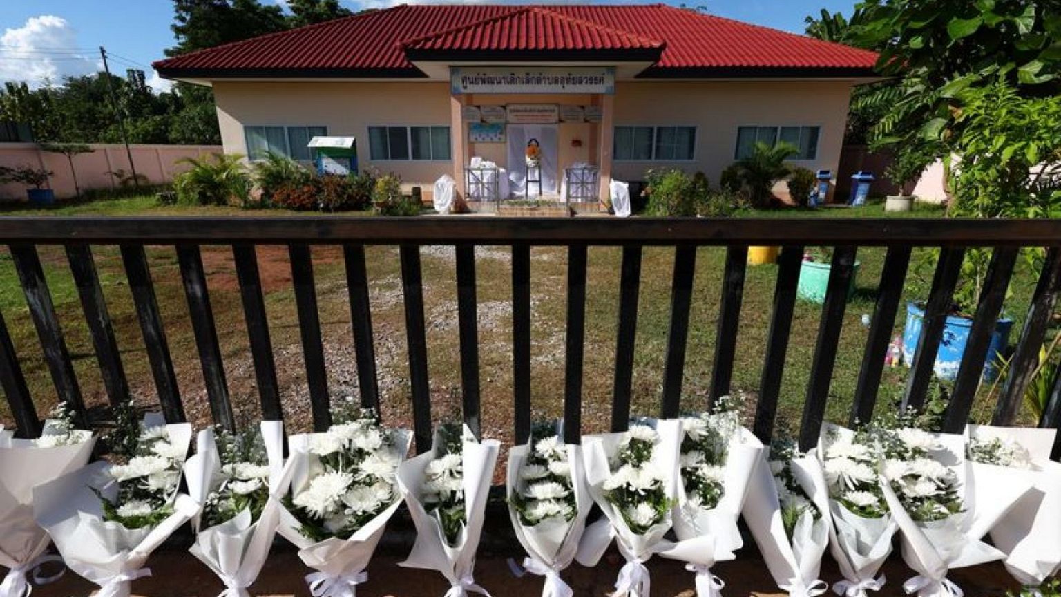 Thailand nursery attack: children slain while they slept