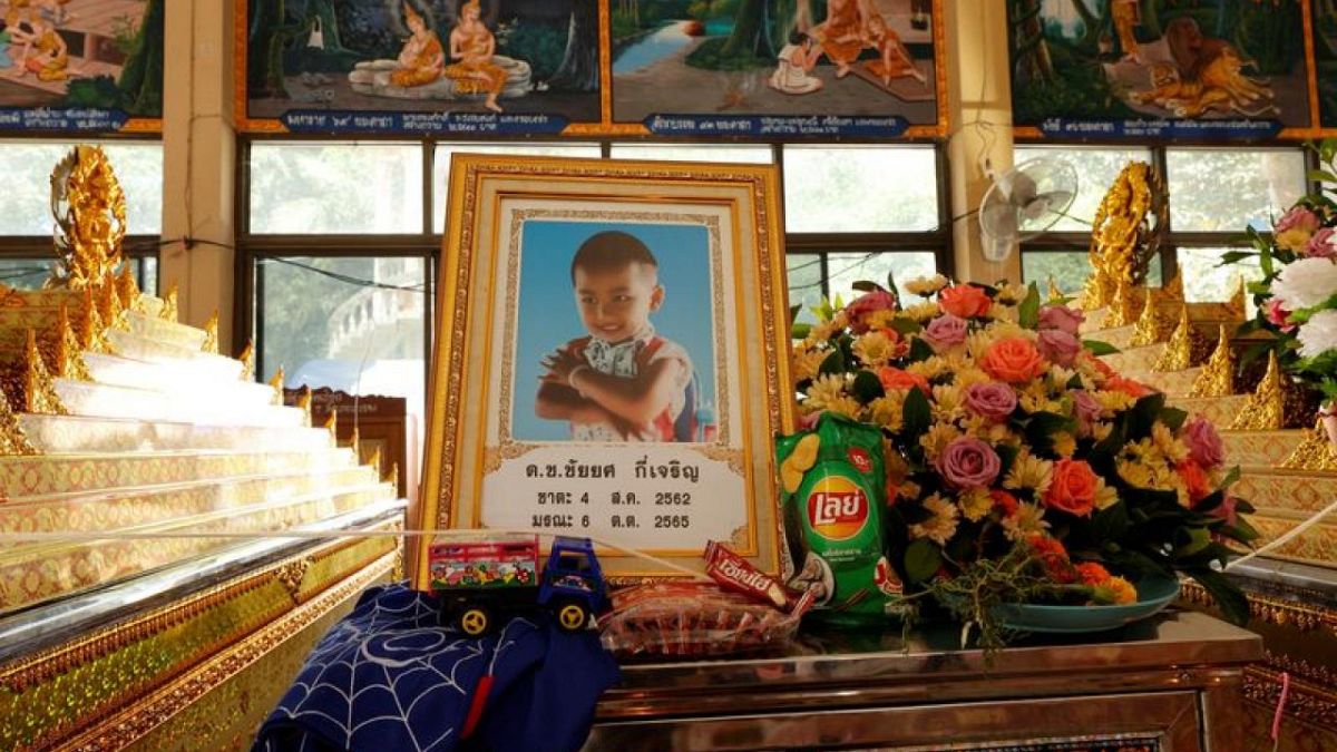 صورة من داخل معبد بتايلاند