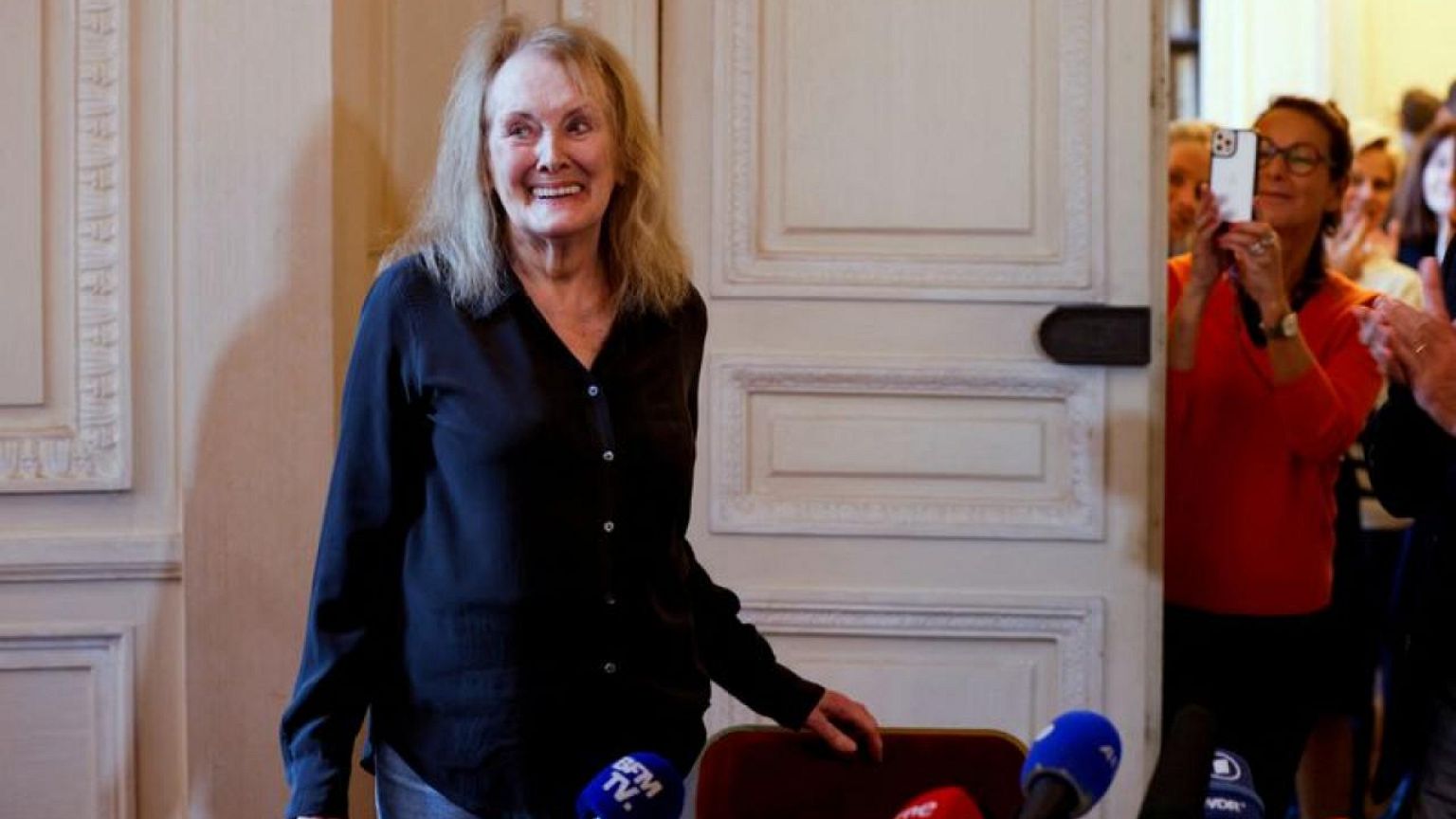 French Nobel literature winner, others urge protests against Macron as inflation bites