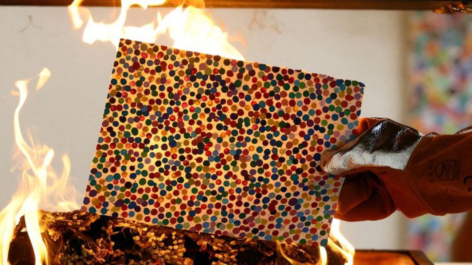 Damien Hirst burns artworks after collectors pick their NFTs instead