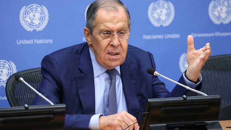 Russia's Lavrov says U.S. de facto involved in Ukraine war
