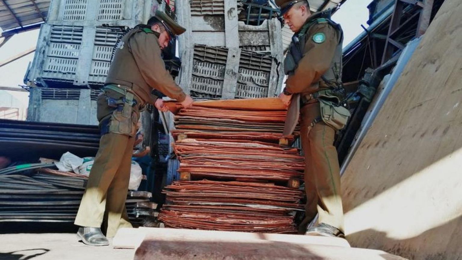 After spate of gangster heists, Chile boosts security on copper trains
