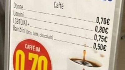 Campagna promozionale di un bar, insorge Arcigay Campagna promozionale di un bar, insorge Arcigay