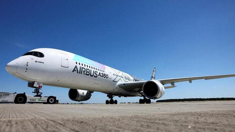 Airbus aspira a cerrar acuerdo para vender casi 40 aviones A350 a Arabia Saudita: fuentes