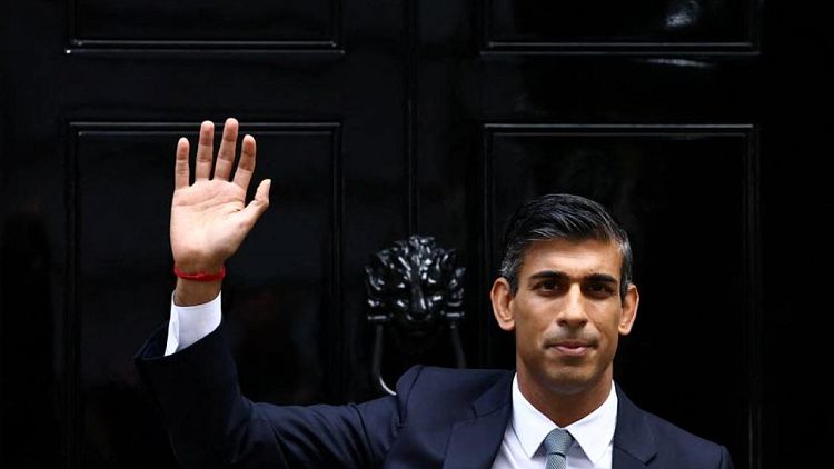 El 10 de Downing Street en Londres recibe a su inquilino más rico, Rishi Sunak