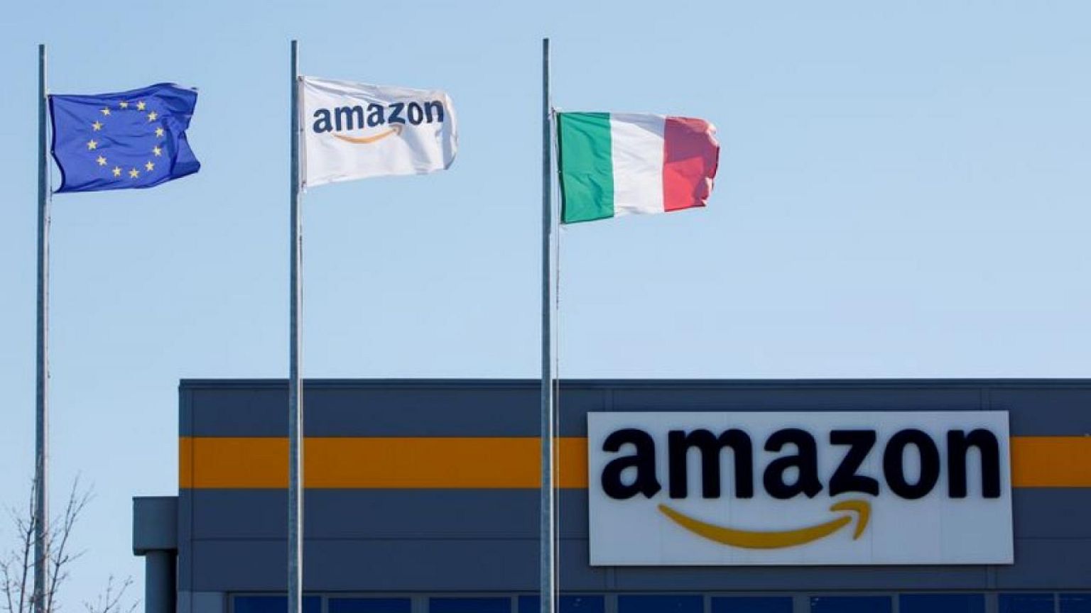 Italian court suspends decision on Amazon's record fine appeal