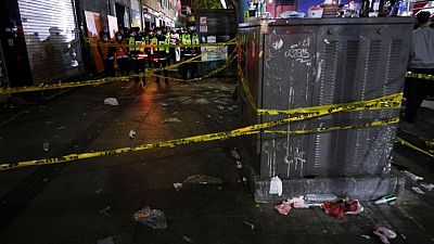 مقتل 149 على الأقل في تدافع في احتفالات الهالوين في كوريا الجنوبية مقتل 149 على الأقل في تدافع في احتفالات الهالوين في كوريا الجنوبية
