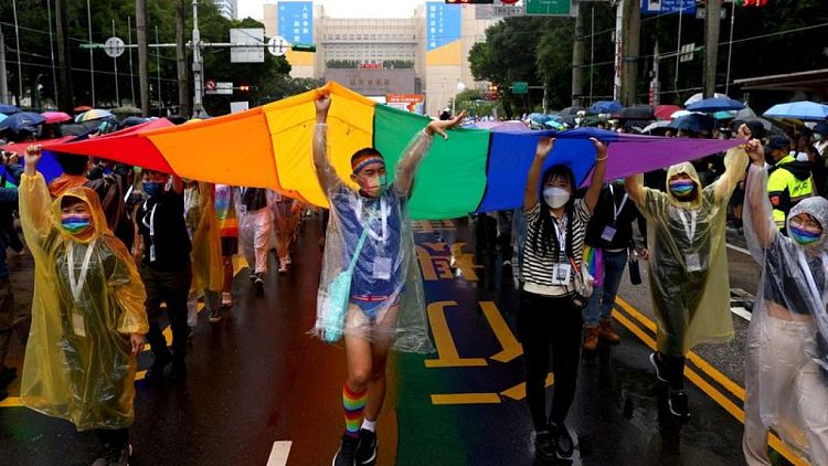Taiwan celebrates diversity, equality in east Asia's largest Pride march