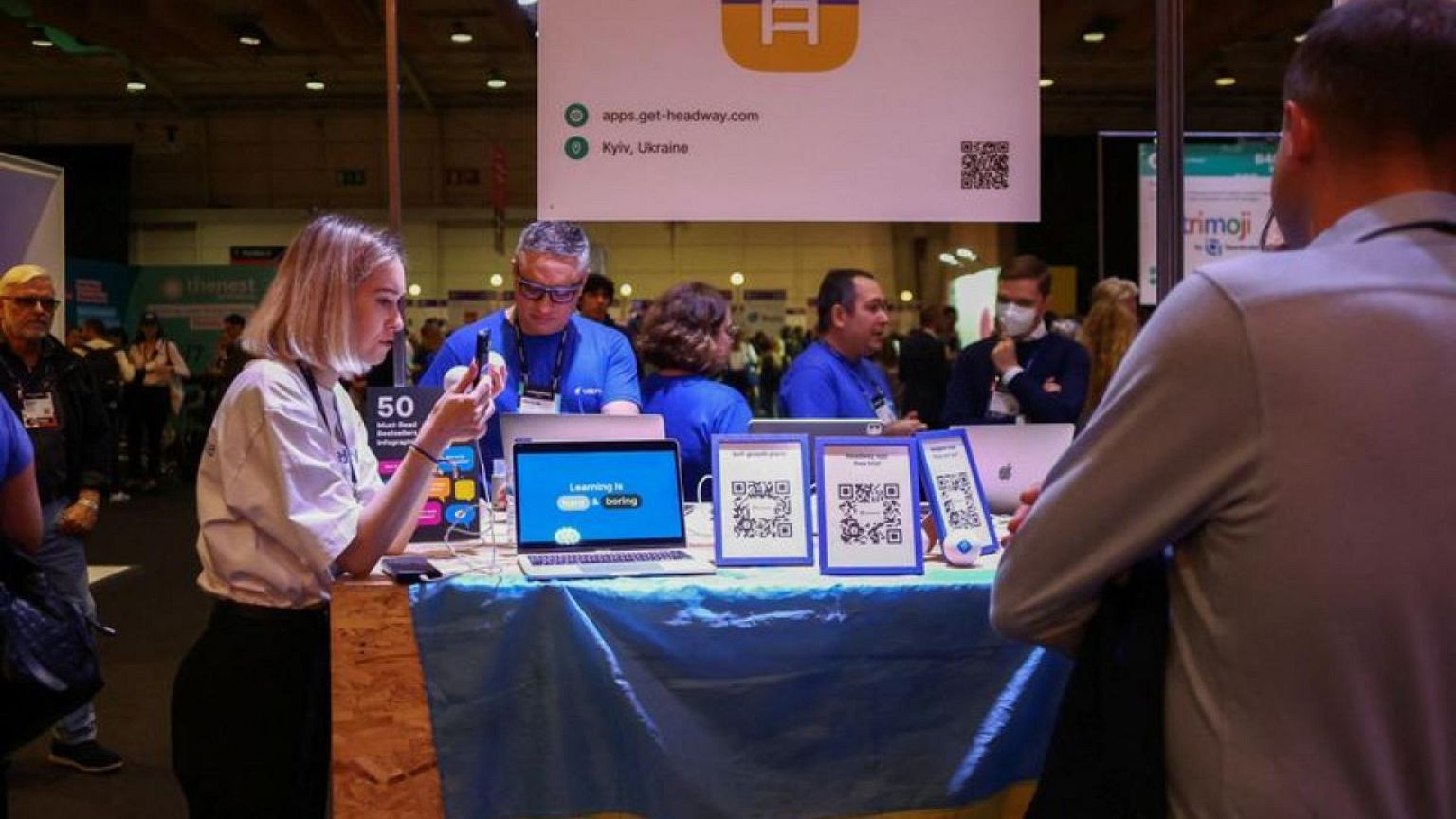 As war rages, Ukrainian startups spread message of hope