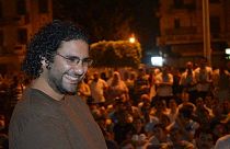  الناشط المصري البريطاني المضرب عن الطعام علاء عبد الفتاح.