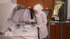 أبحاث على مرض الكوليرا في سوريا