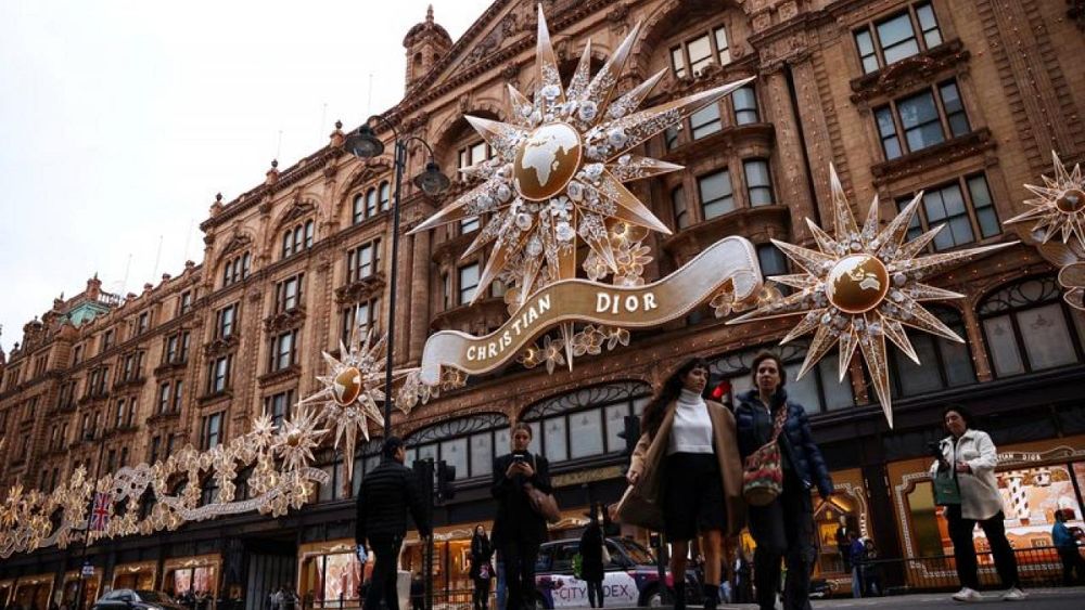 Dior transforms Harrods in London with glittering holiday light display