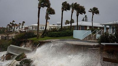 Hurricane Nicole makes landfall, weakens to tropical storm