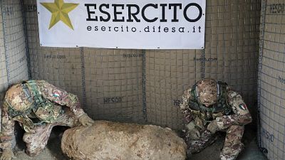 Cessato allarme. Bomba verrà fatta brillare in una cava Cessato allarme. Bomba verrà fatta brillare in una cava
