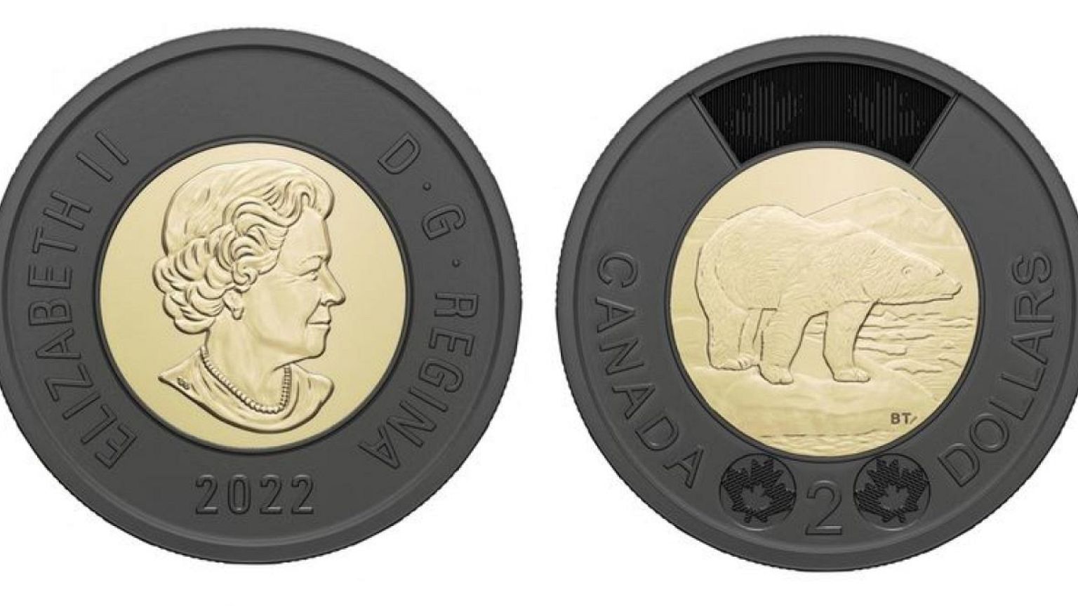 Canada mints special black-ringed 'toonie' coin in memory of Queen Elizabeth