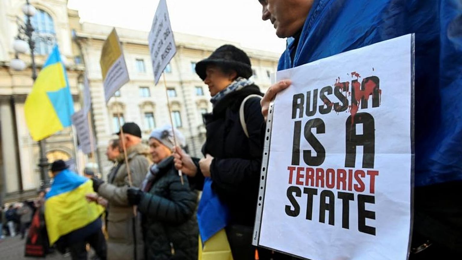 Anti-war protesters in Italy denounce La Scala for staging Russian opera