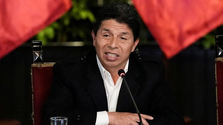 El depuesto Pedro Castillo es acusado de "rebelión" en una corte peruana